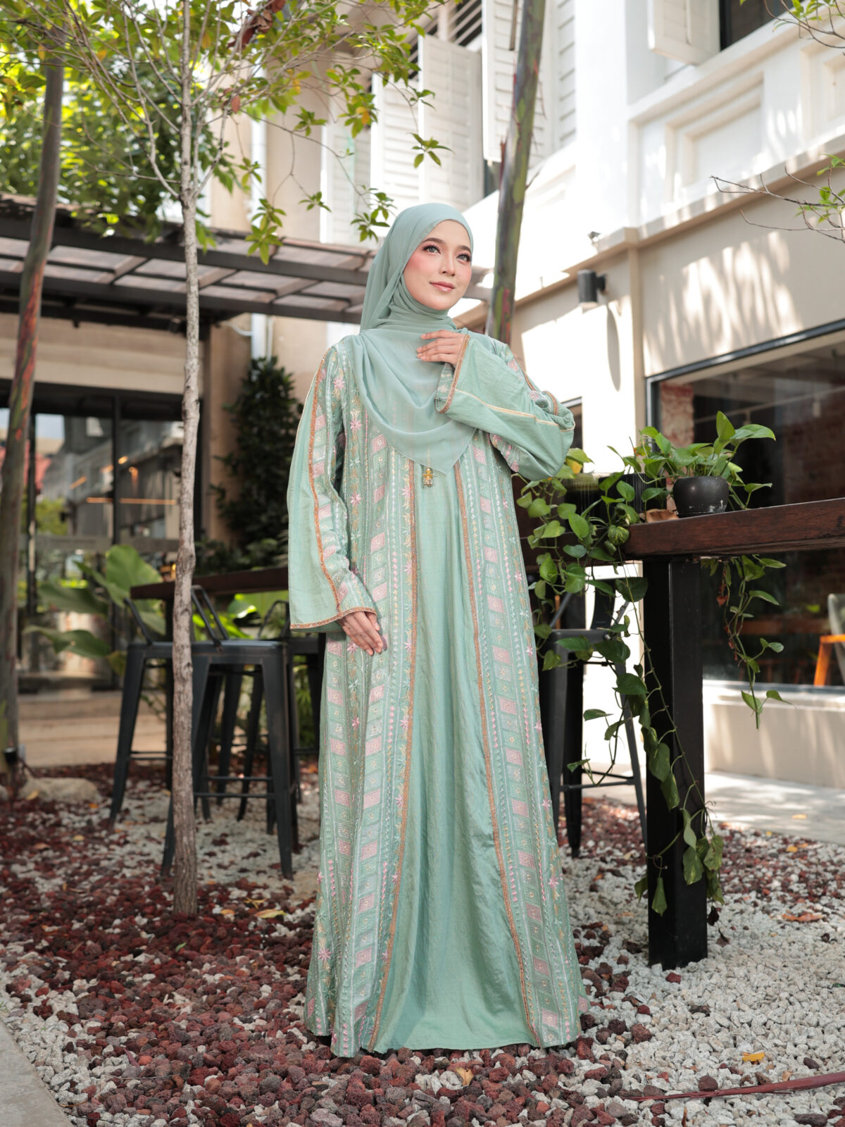 (PRE-ORDER) Mirage Jalabiya – Tiffany Green