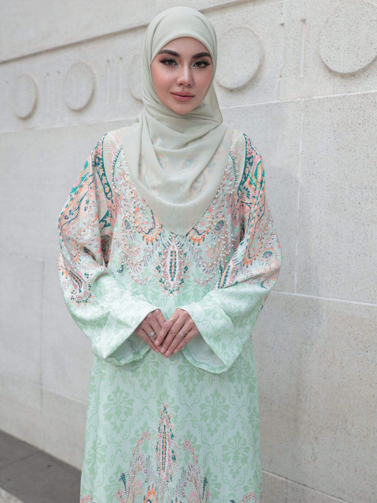 Rosavelle Jalabiya – Pastel Green