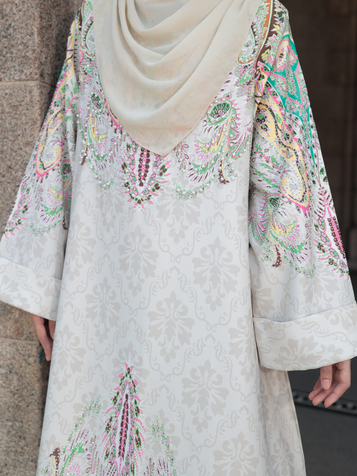 Rosavelle Jalabiya – Beige Pink
