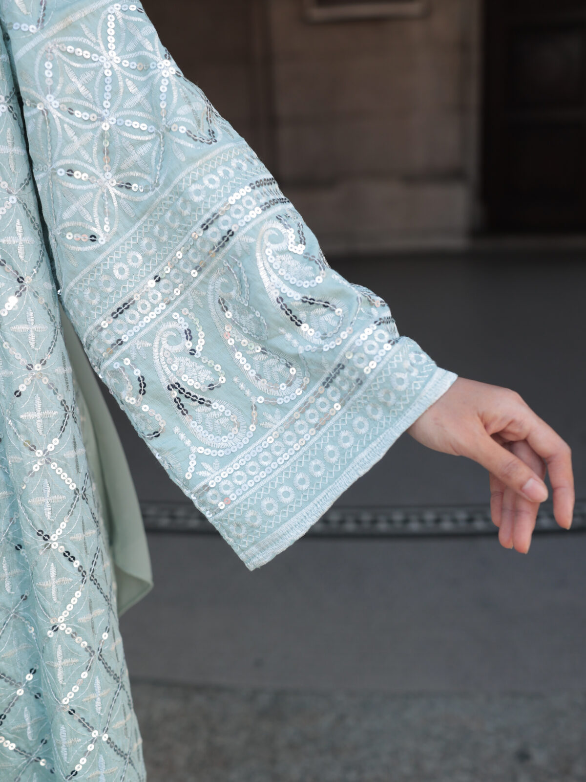 (PRE-ORDER) Moonstone Jalabiya – Soft Mint