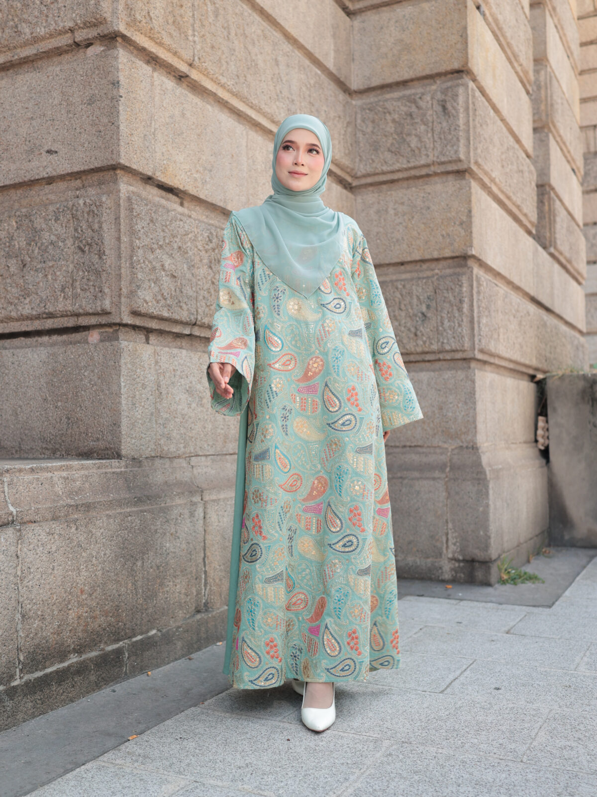 (PRE-ORDER) Paisley Jalabiya – Tiffany Green