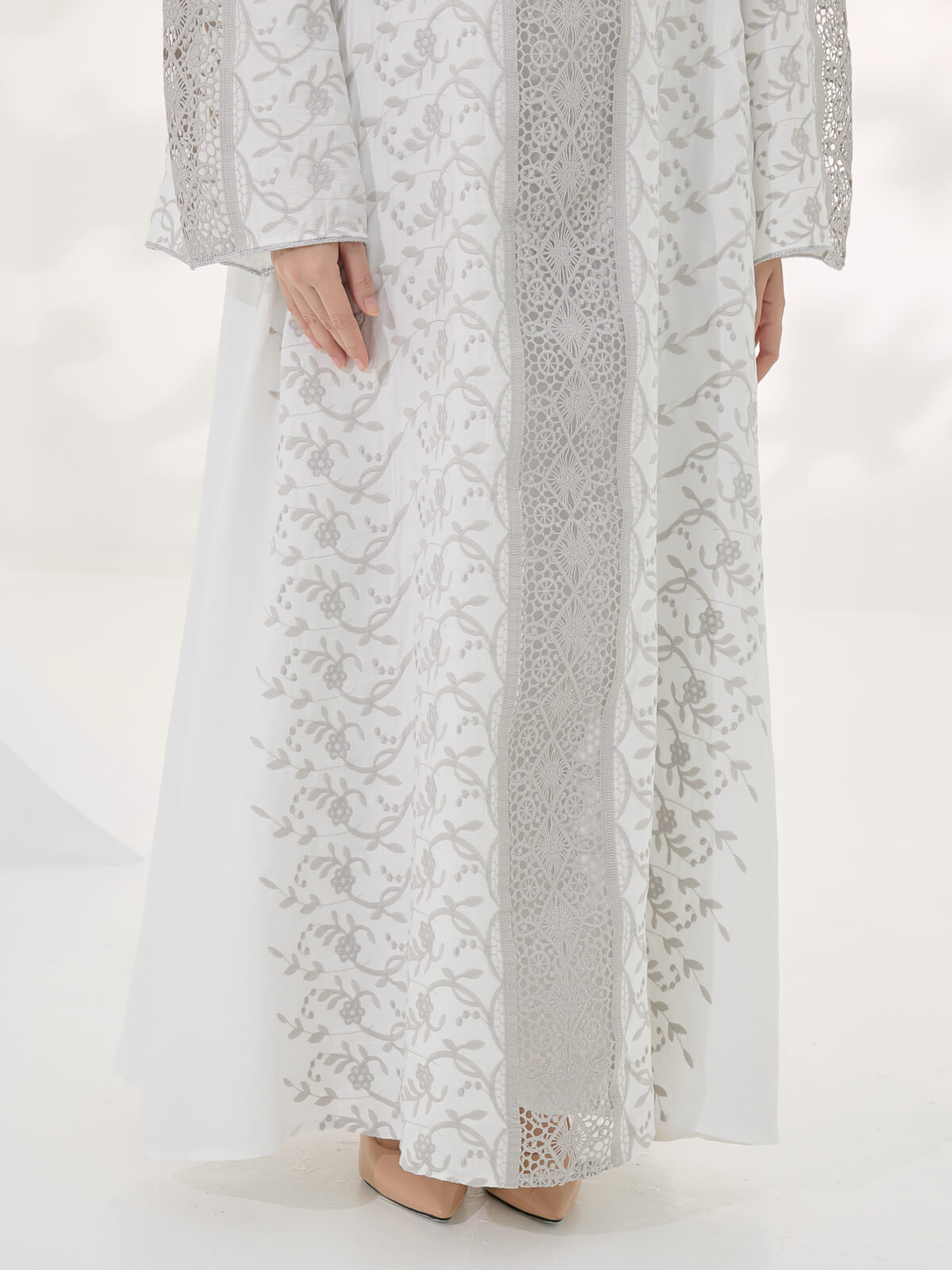 (PRE-ORDER) Safa Jalabiya – Pearl White