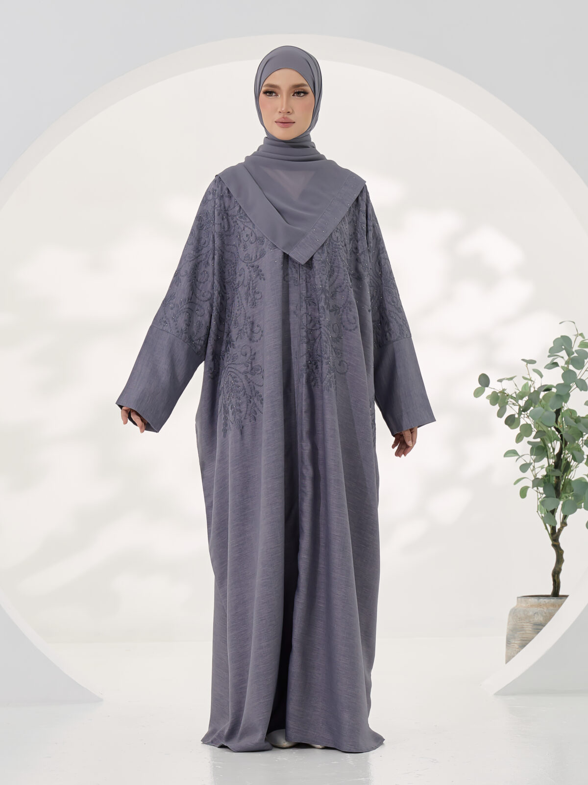 Damask in Denim