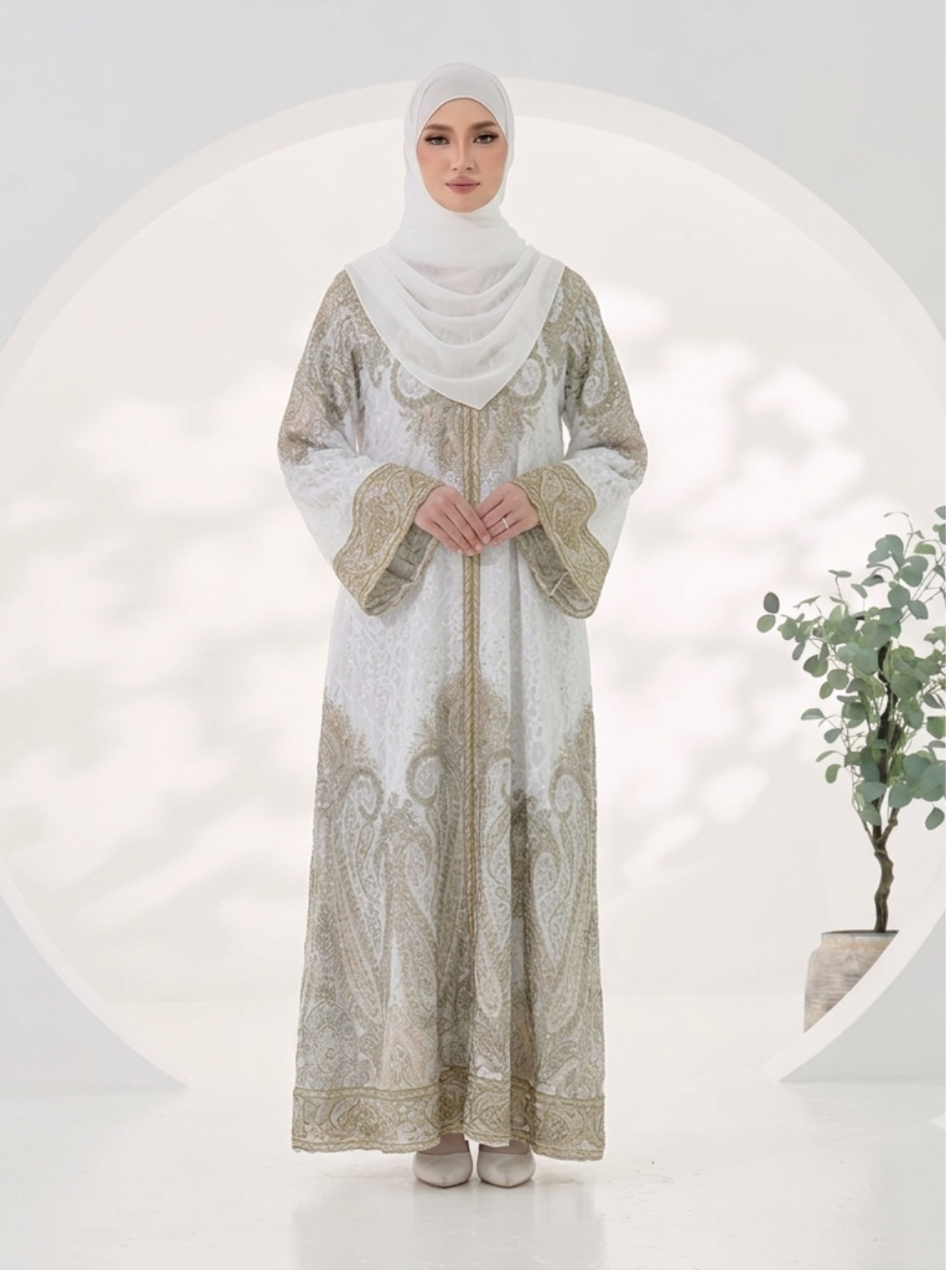 Elyse Jalabiya – Ivory White